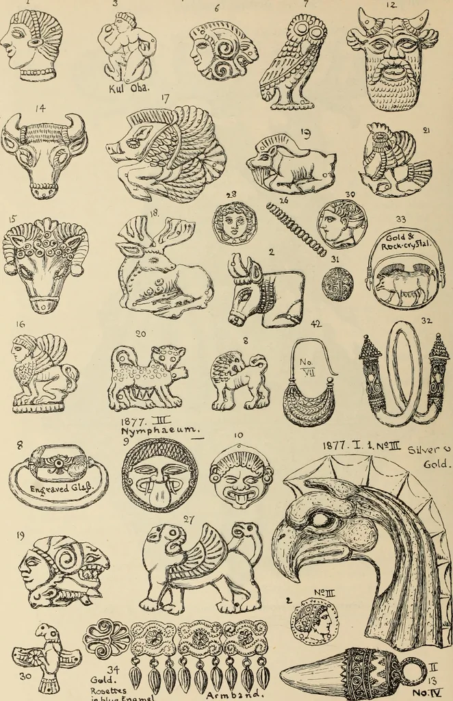 An illustration from Scythians and Greeks : a survey of ancient history and archaeology on the north coast of the Euxine from the Danube to the Caucasus, 1913, leaf 265