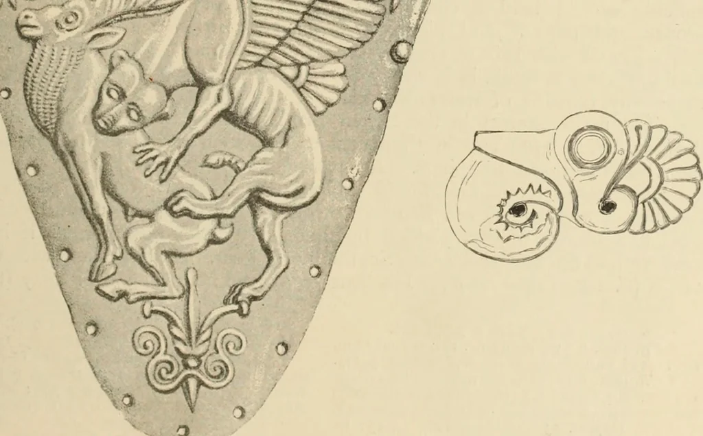 An illustration from Scythians and Greeks : a survey of ancient history and archaeology on the north coast of the Euxine from the Danube to the Caucasus, 1913, leaf 266