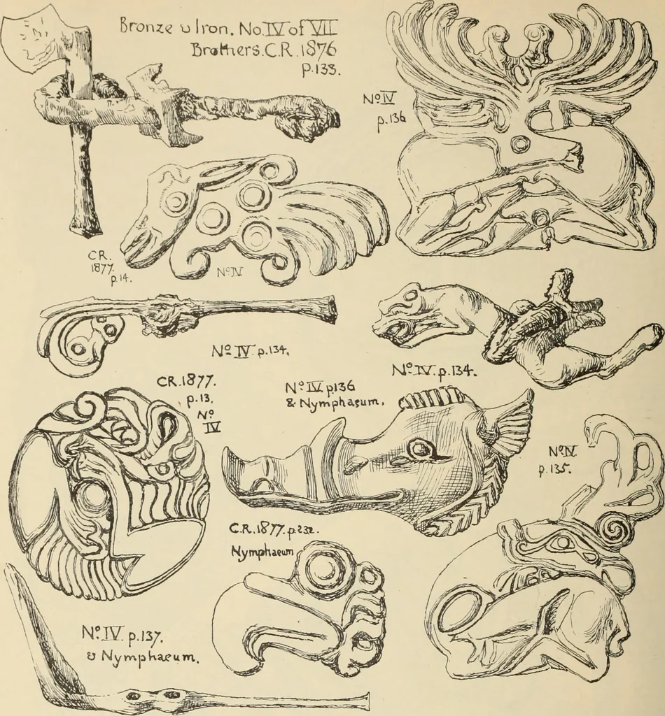 An illustration from Scythians and Greeks : a survey of ancient history and archaeology on the north coast of the Euxine from the Danube to the Caucasus, 1913, leaf 271