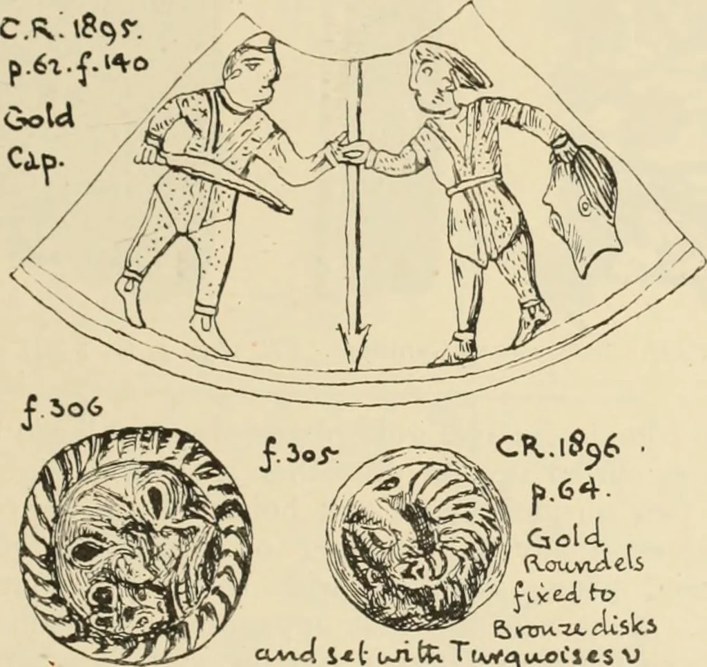 An illustration from Scythians and Greeks : a survey of ancient history and archaeology on the north coast of the Euxine from the Danube to the Caucasus, 1913, leaf 280