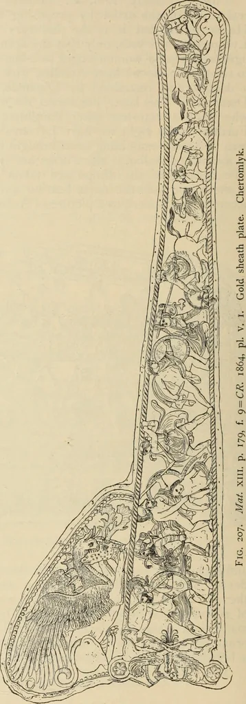 An illustration from Scythians and Greeks : a survey of ancient history and archaeology on the north coast of the Euxine from the Danube to the Caucasus, 1913, leaf 343