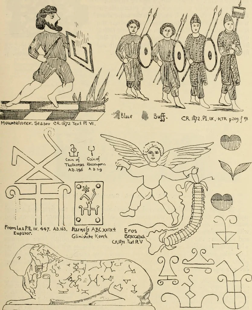 An illustration from Scythians and Greeks : a survey of ancient history and archaeology on the north coast of the Euxine from the Danube to the Caucasus, 1913, leaf 374