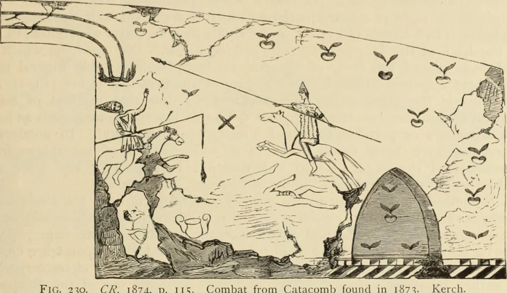An illustration from Scythians and Greeks : a survey of ancient history and archaeology on the north coast of the Euxine from the Danube to the Caucasus, 1913, leaf 376