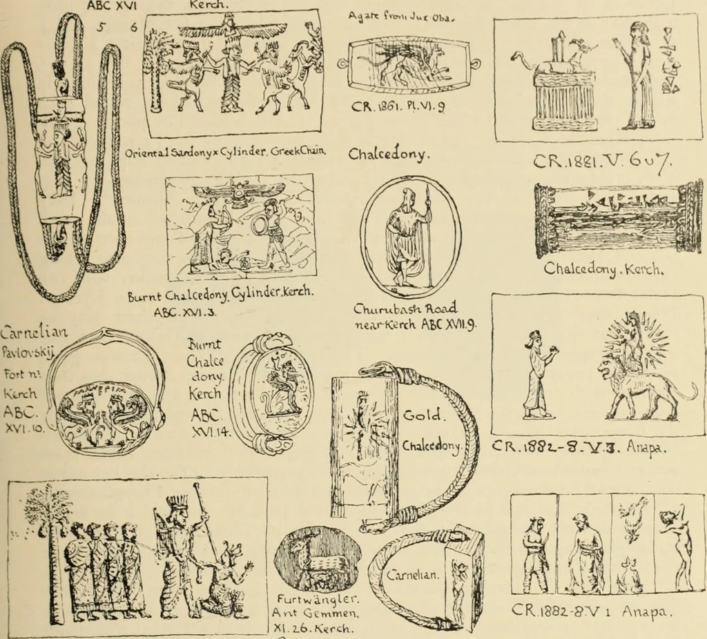 An illustration from Scythians and Greeks : a survey of ancient history and archaeology on the north coast of the Euxine from the Danube to the Caucasus, 1913, leaf 468