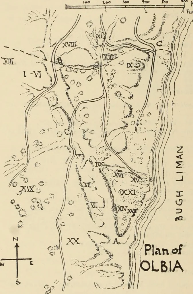 An illustration from Scythians and Greeks : a survey of ancient history and archaeology on the north coast of the Euxine from the Danube to the Caucasus, 1913, leaf 507