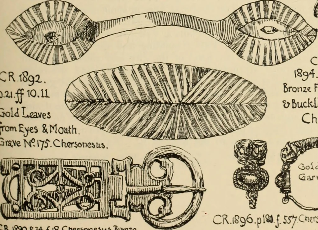 An illustration from Scythians and Greeks : a survey of ancient history and archaeology on the north coast of the Euxine from the Danube to the Caucasus, 1913, leaf 564