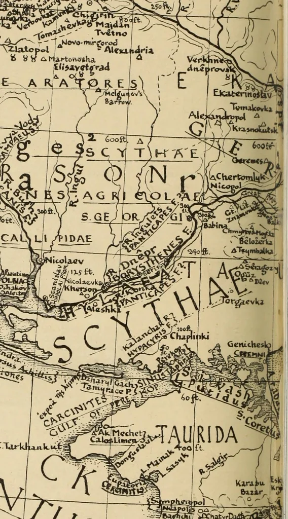 An illustration from Scythians and Greeks : a survey of ancient history and archaeology on the north coast of the Euxine from the Danube to the Caucasus, 1913, leaf 797