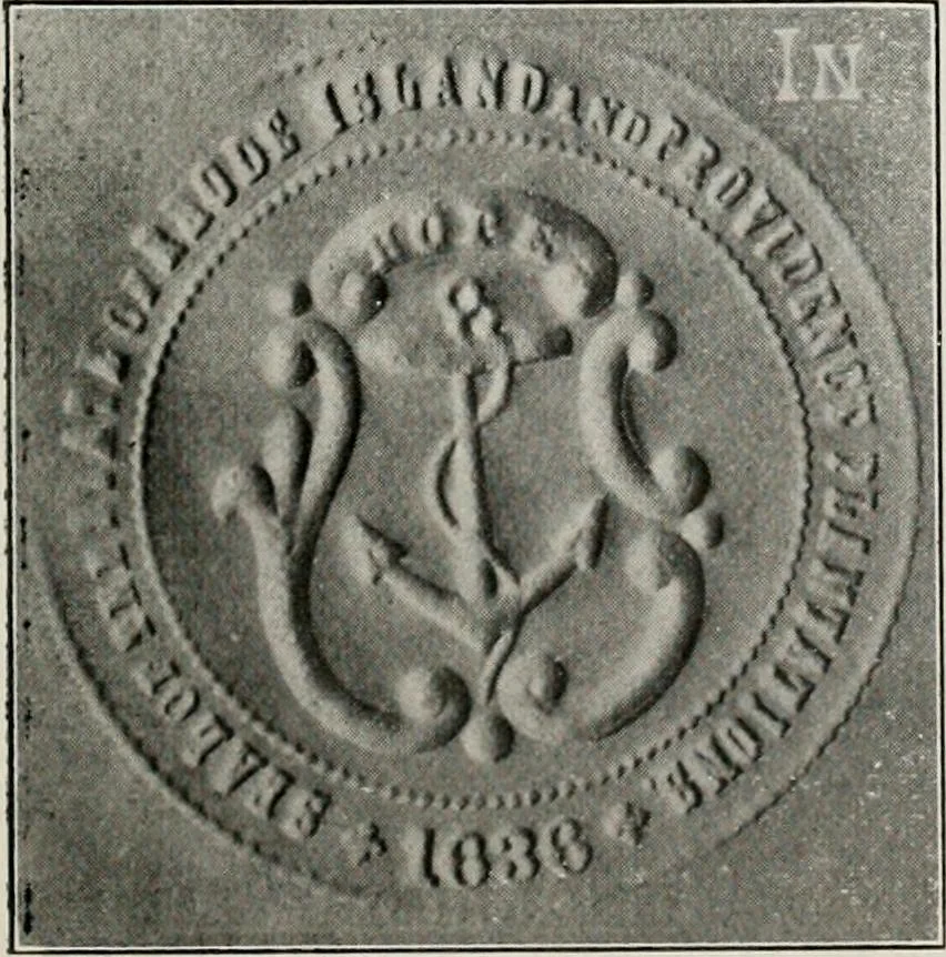 An illustration from The seal, the arms and the flag of Rhode Island, 1913, leaf 10