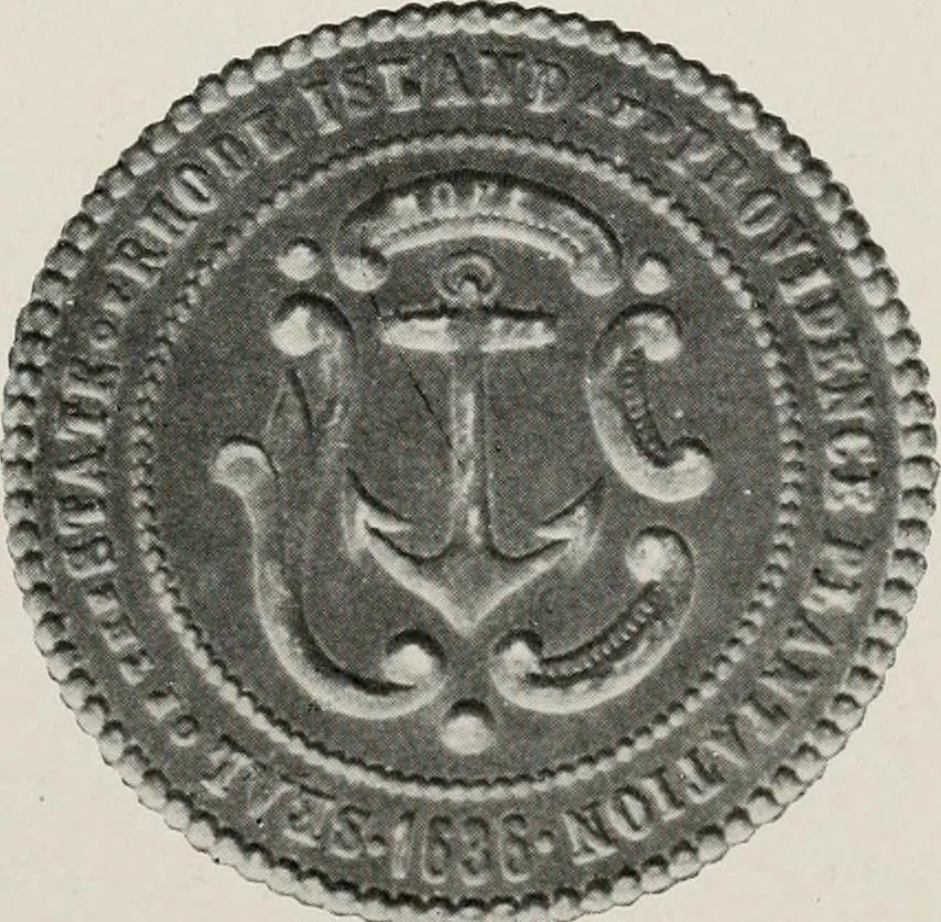 An illustration from The seal, the arms and the flag of Rhode Island, 1913, leaf 14