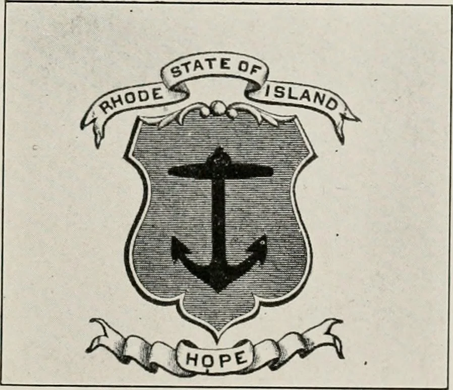 An illustration from The seal, the arms and the flag of Rhode Island, 1913, leaf 18