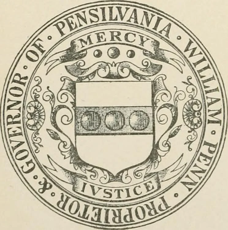 An illustration from The seal and arms of Pennsylvania, 1902, leaf 15