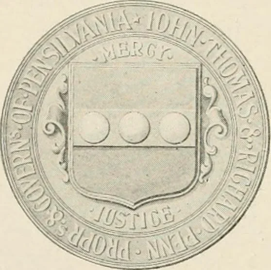 An illustration from The seal and arms of Pennsylvania, 1902, leaf 21