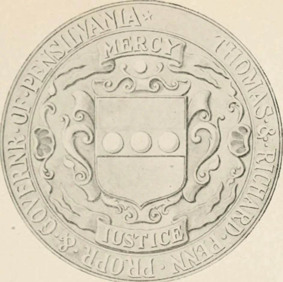 An illustration from The seal and arms of Pennsylvania, 1902, leaf 22