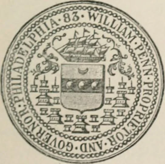 An illustration from The seal and arms of Pennsylvania, 1902, leaf 26