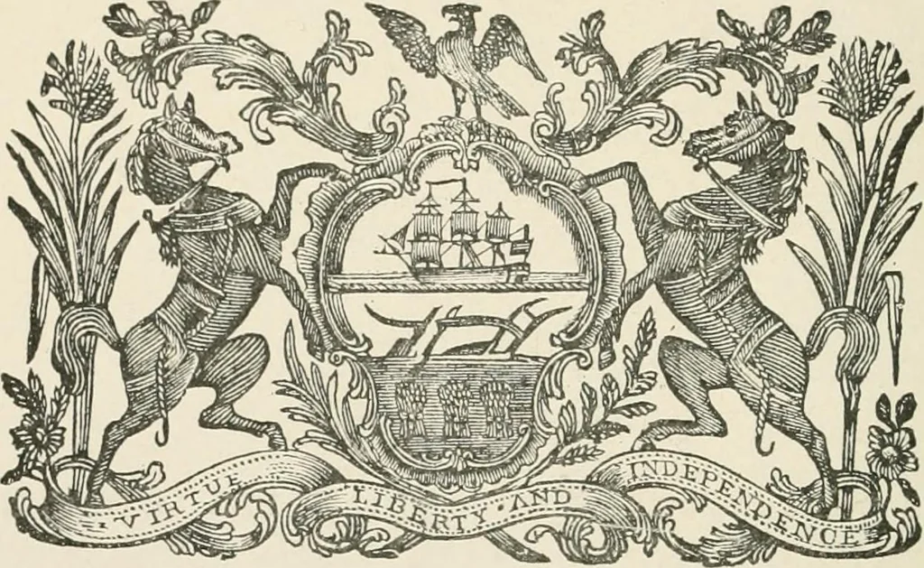 An illustration from The seal and arms of Pennsylvania, 1902, leaf 39