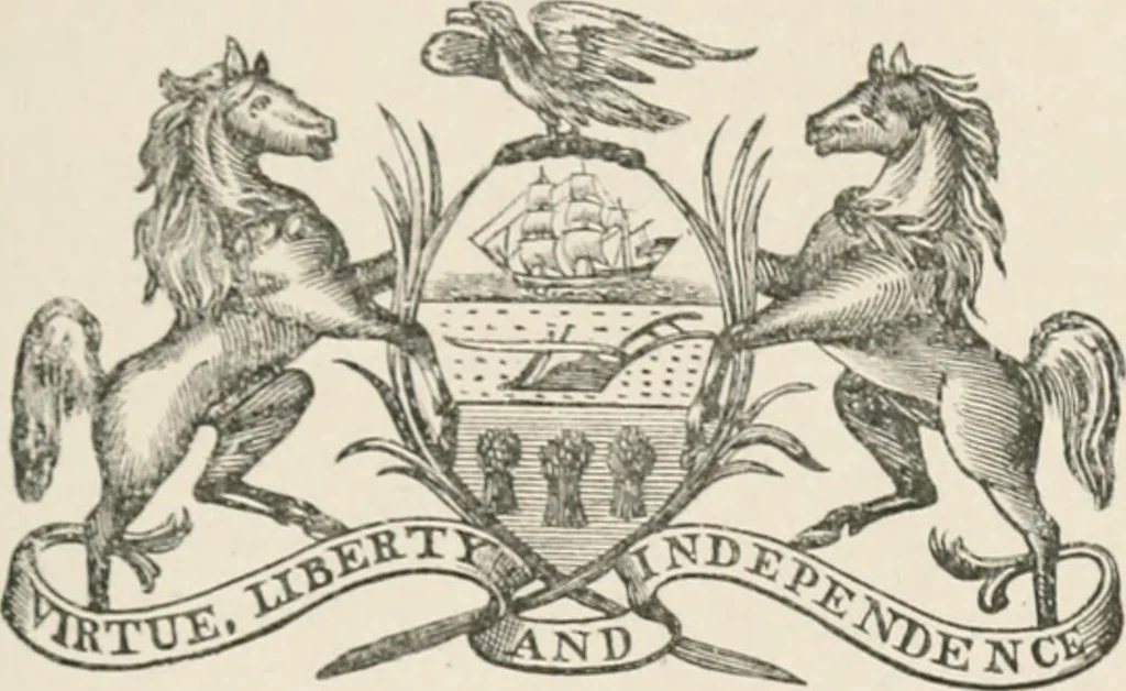 An illustration from The seal and arms of Pennsylvania, 1902, leaf 40