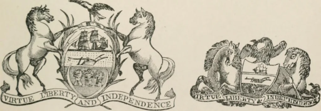 An illustration from The seal and arms of Pennsylvania, 1902, leaf 40