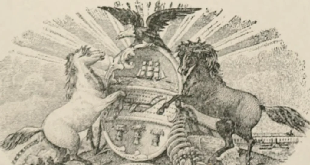 An illustration from The seal and arms of Pennsylvania, 1902, leaf 42