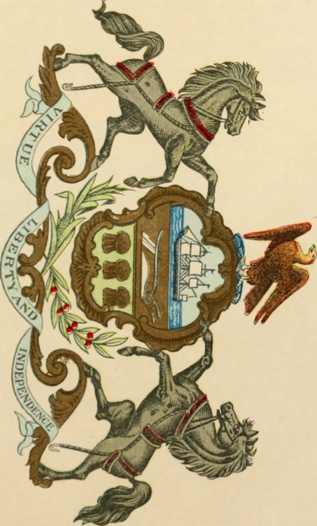 An illustration from The seal and arms of Pennsylvania, 1902, leaf 44