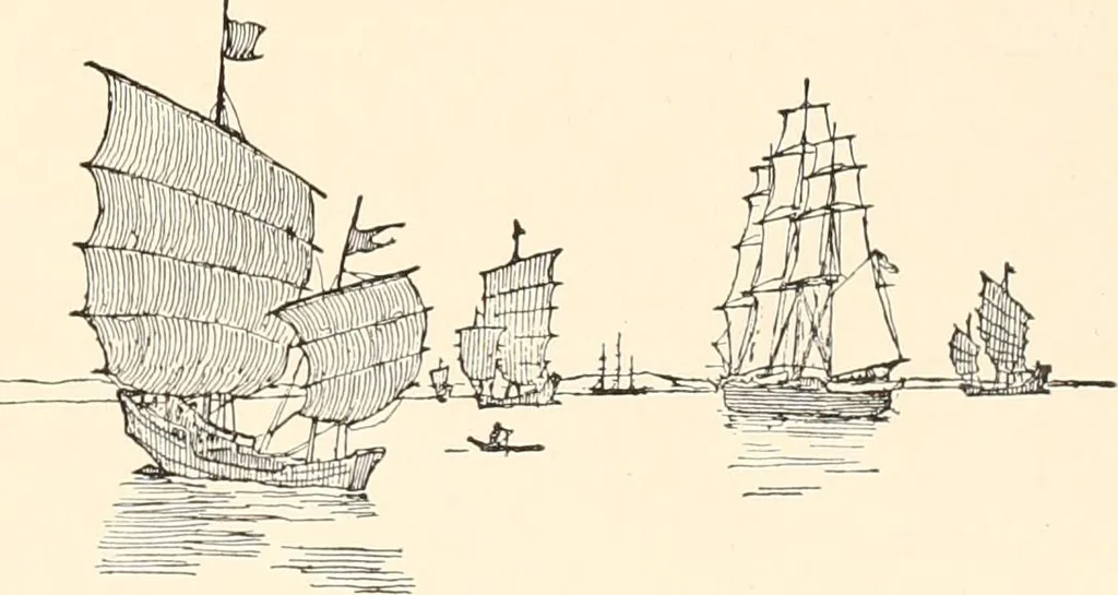 An illustration from The seashore book : Bob and Betty's summer with Captain Hawes, 1912, leaf 48