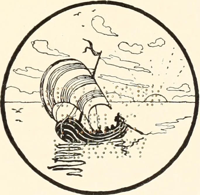 An illustration from The seashore book : Bob and Betty's summer with Captain Hawes, 1912, leaf 8