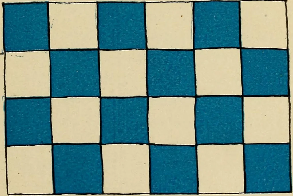An illustration from Seat work and industrial occupations; a practical course for primary grades, 1905, leaf 102