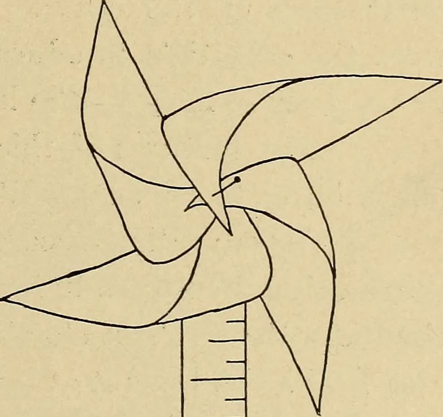 An illustration from Seat work and industrial occupations; a practical course for primary grades, 1905, leaf 136