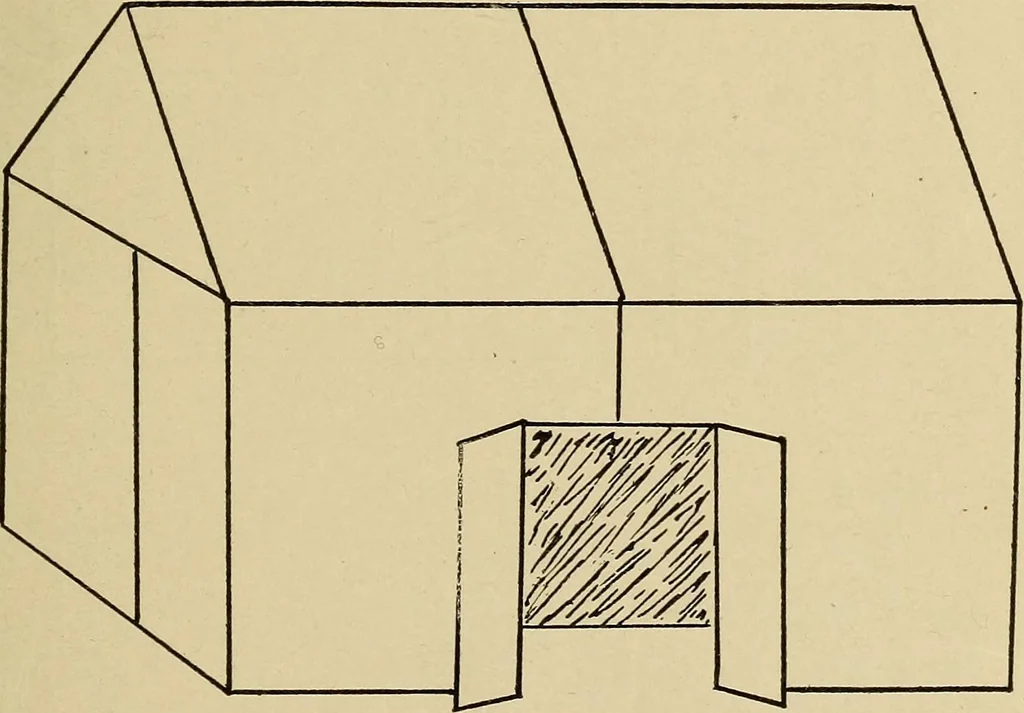 An illustration from Seat work and industrial occupations; a practical course for primary grades, 1905, leaf 34