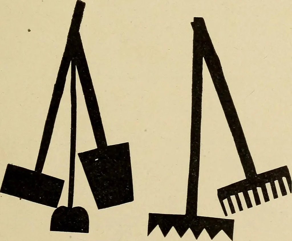 An illustration from Seat work and industrial occupations; a practical course for primary grades, 1905, leaf 58