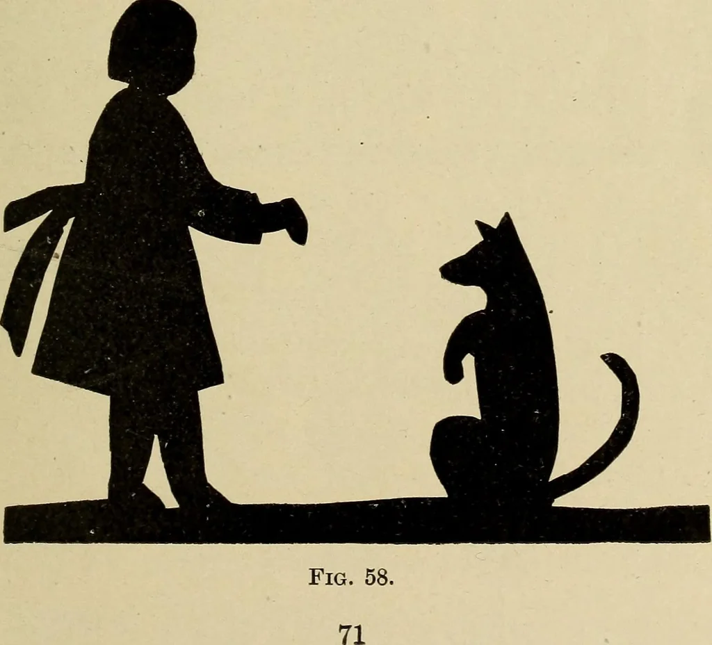 An illustration from Seat work and industrial occupations; a practical course for primary grades, 1905, leaf 74