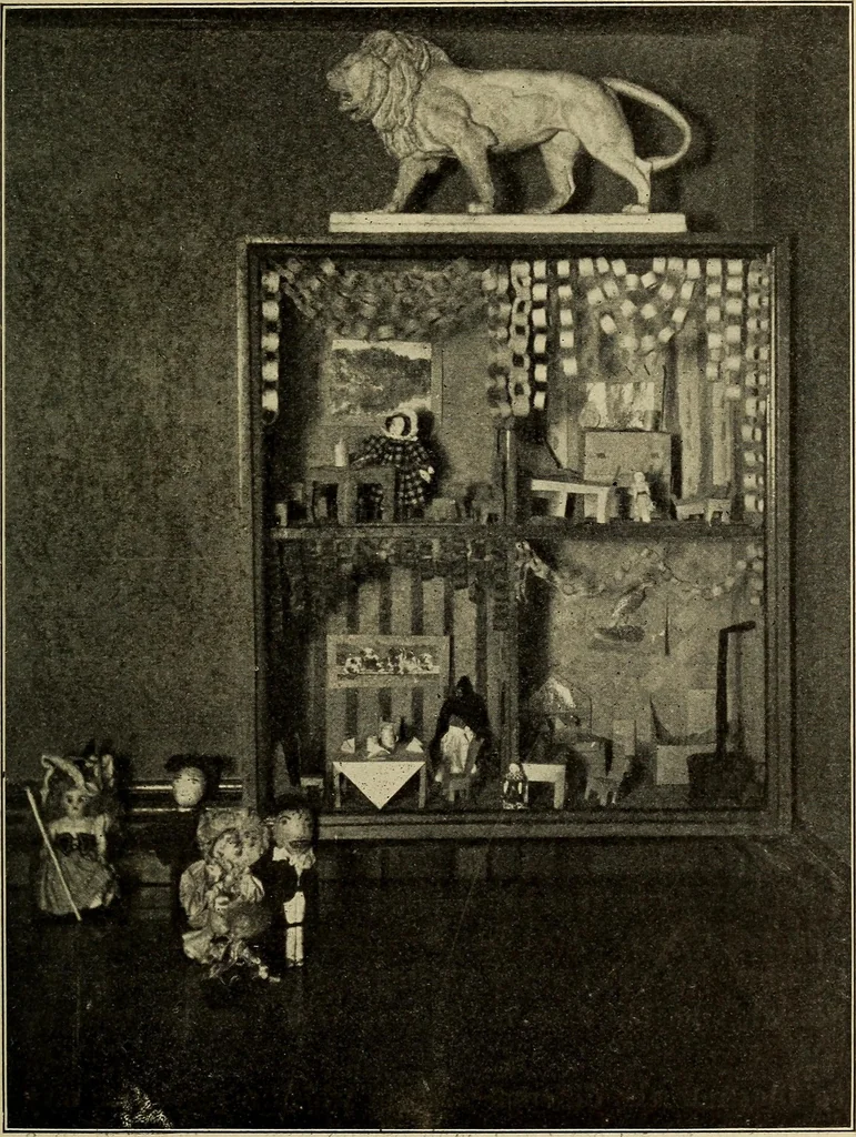 An illustration from Seat work and industrial occupations; a practical course for primary grades, 1905, leaf 98