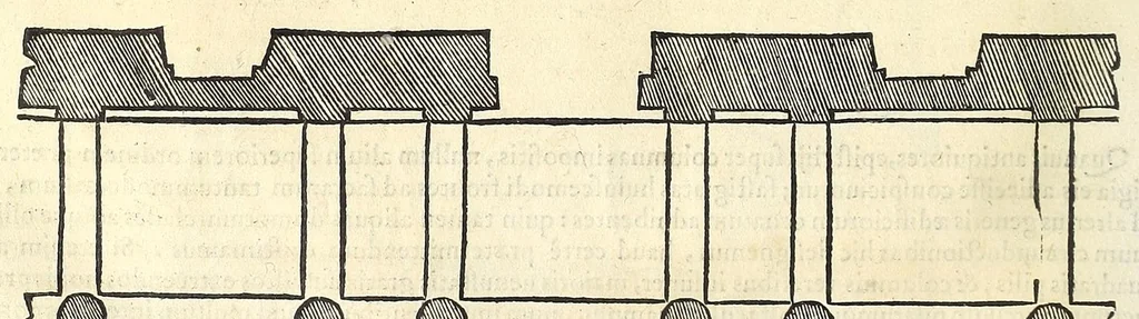 An illustration from Sebastiani Serlii Bononiensis De architectvra libri qvinqve ... : necnon extraordinarius quinquaginta portarum libellus in operis calce adiunctus hic demum conspicitur., 1569, leaf 296
