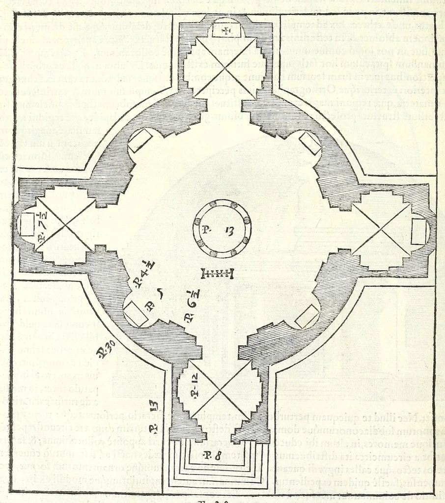 An illustration from Sebastiani Serlii Bononiensis De architectvra libri qvinqve ... : necnon extraordinarius quinquaginta portarum libellus in operis calce adiunctus hic demum conspicitur., 1569, leaf 392