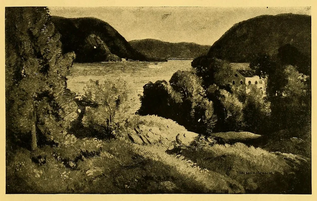 An illustration from Second annual exhibition of the New Society of Artists : November 8 to November 27, at the galleries of E. Gimpel & Wildenstein, 647 Fifth Avenue, New York, 1920, leaf 21