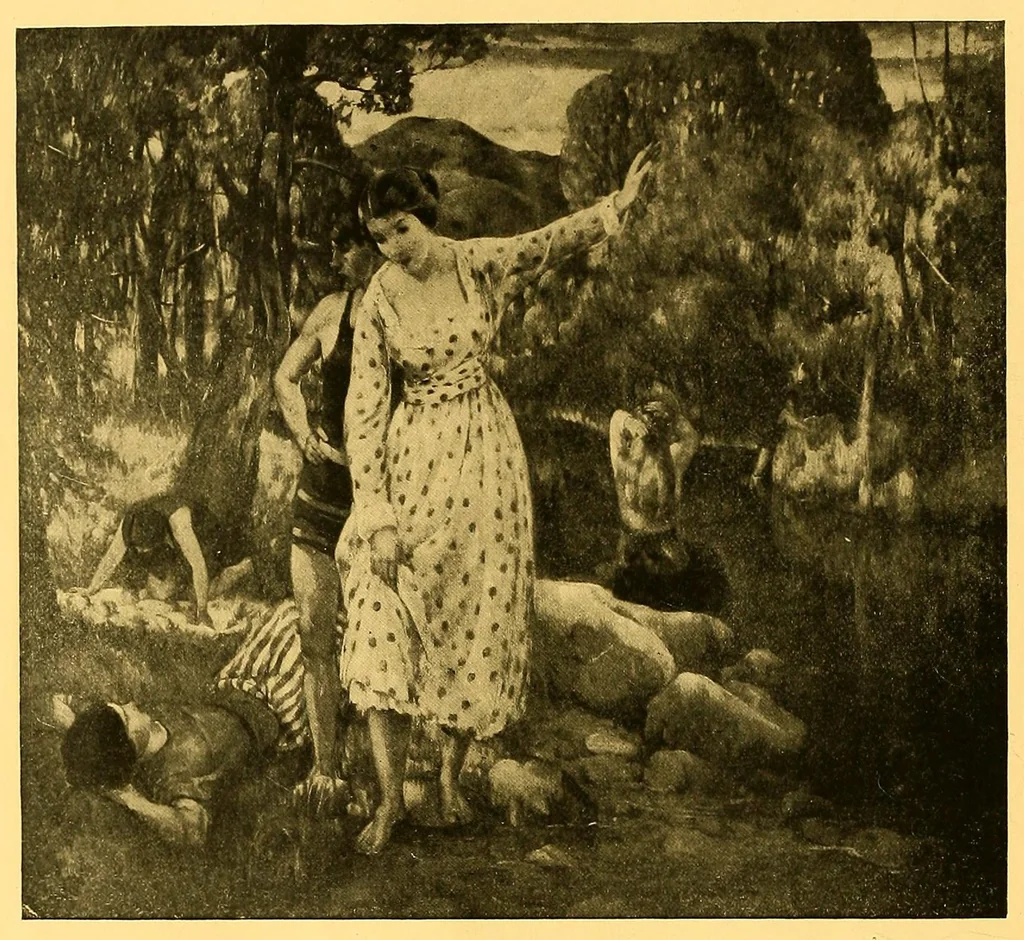 An illustration from Second annual exhibition of the New Society of Artists : November 8 to November 27, at the galleries of E. Gimpel & Wildenstein, 647 Fifth Avenue, New York, 1920, leaf 38