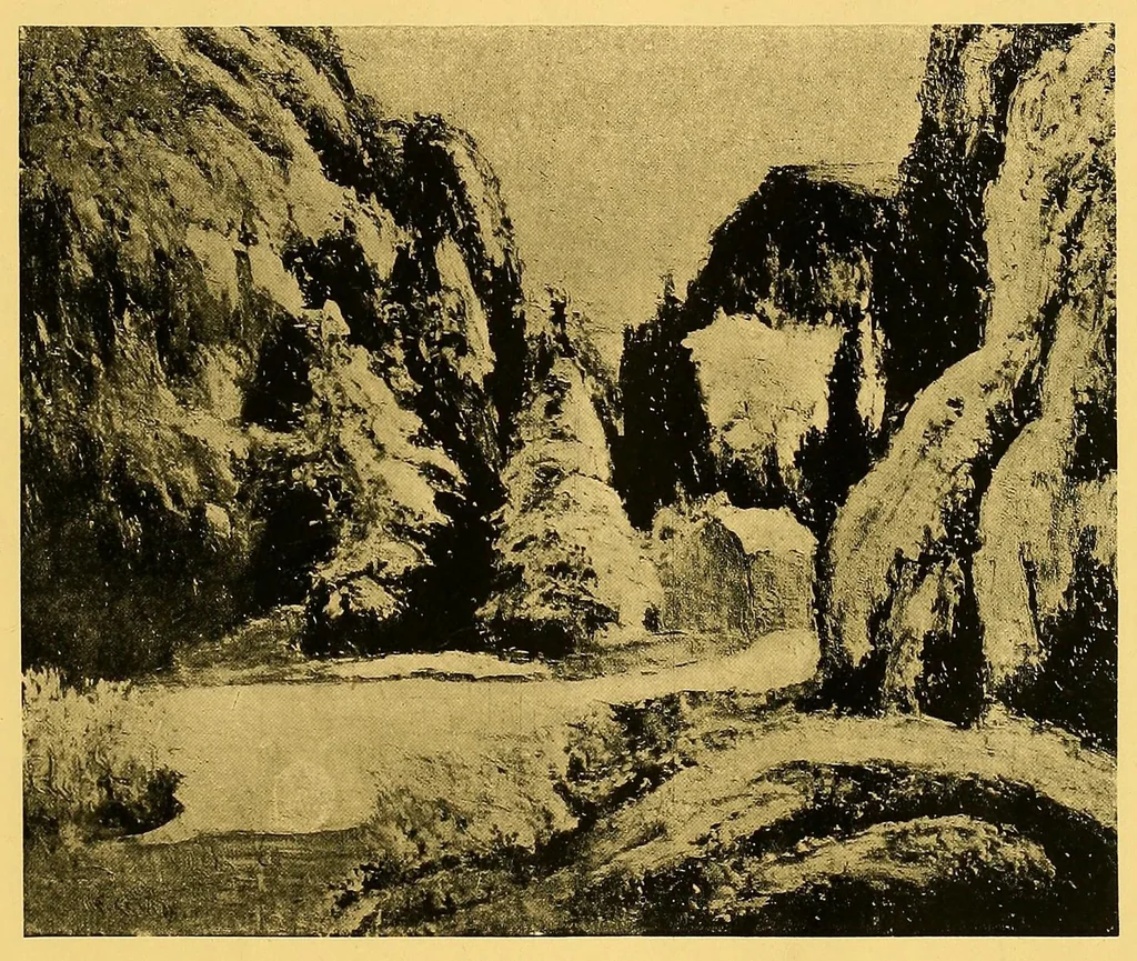 An illustration from Second annual exhibition of the New Society of Artists : November 8 to November 27, at the galleries of E. Gimpel & Wildenstein, 647 Fifth Avenue, New York, 1920, leaf 41
