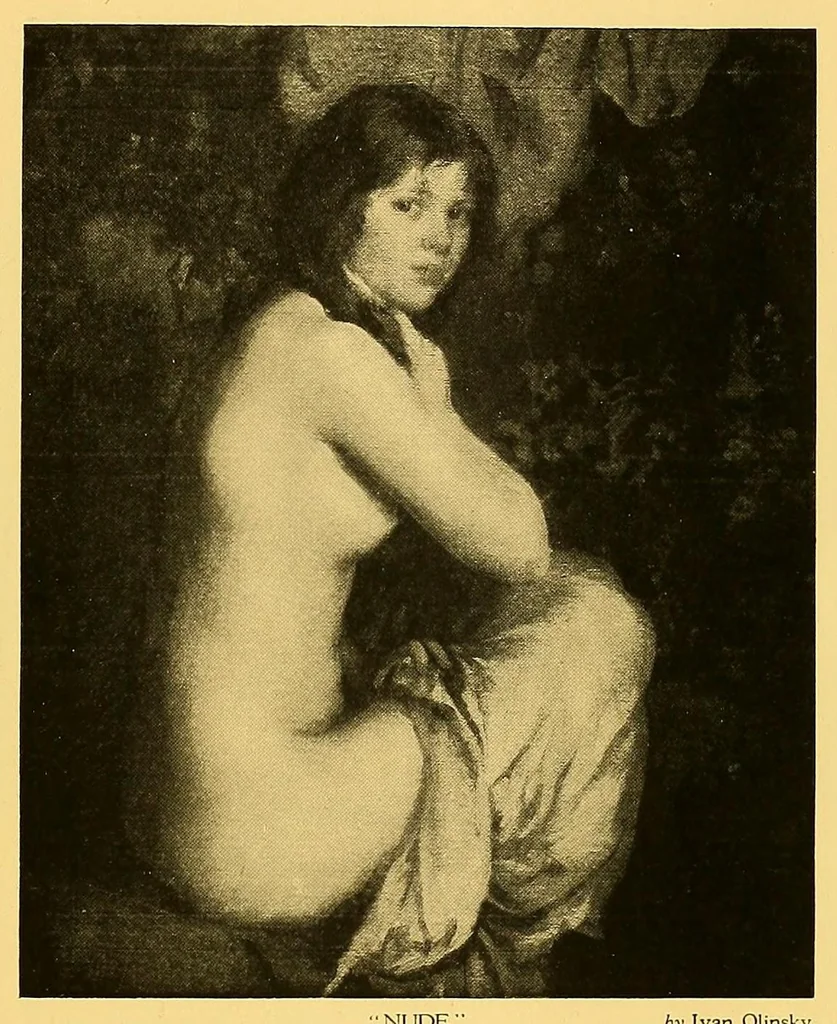 An illustration from Second annual exhibition of the New Society of Artists : November 8 to November 27, at the galleries of E. Gimpel & Wildenstein, 647 Fifth Avenue, New York, 1920, leaf 57