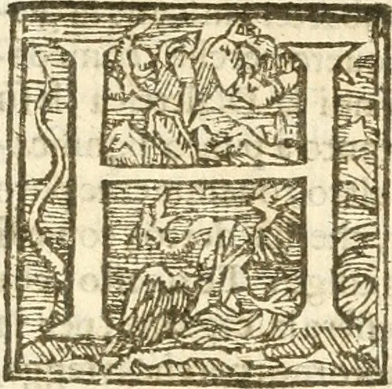 An illustration from Seconda nouissima editione delle Imagini de gli dei delli antichi di Vicenzo Cartari reggiano : ridotte da capo a piedi alle loro reali, & non più per l'adietro osseruate simiglianze : cauate da' marmi, bronzi, medaglie, gioie, & altre memorie antiche : con esquisito studio, & particolare diligenza, 1626, leaf 300