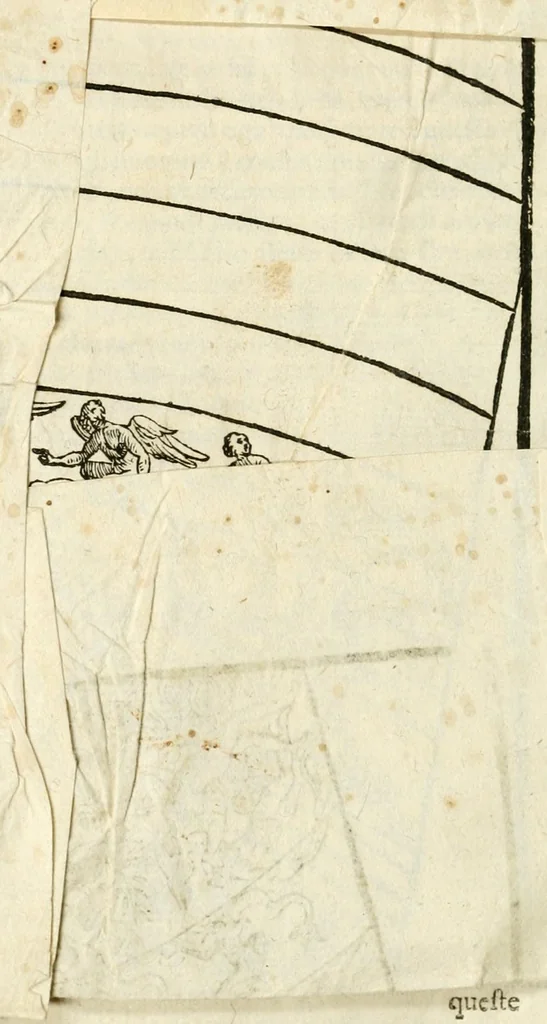 An illustration from Seconda nouissima editione delle Imagini de gli dei delli antichi di Vicenzo Cartari reggiano : ridotte da capo a piedi alle loro reali, & non più per l'adietro osseruate simiglianze : cauate da' marmi, bronzi, medaglie, gioie, & altre memorie antiche : con esquisito studio, & particolare diligenza, 1626, leaf 42