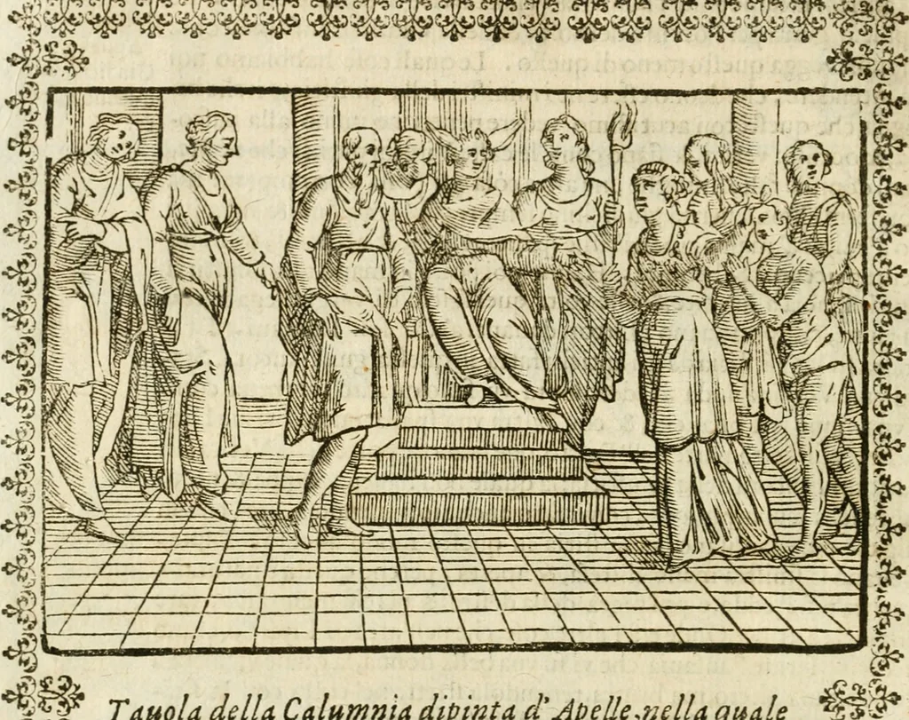 An illustration from Seconda nouissima editione delle Imagini de gli dei delli antichi di Vicenzo Cartari reggiano : ridotte da capo a piedi alle loro reali, & non più per l'adietro osseruate simiglianze : cauate da' marmi, bronzi, medaglie, gioie, & altre memorie antiche : con esquisito studio, & particolare diligenza, 1626, leaf 421