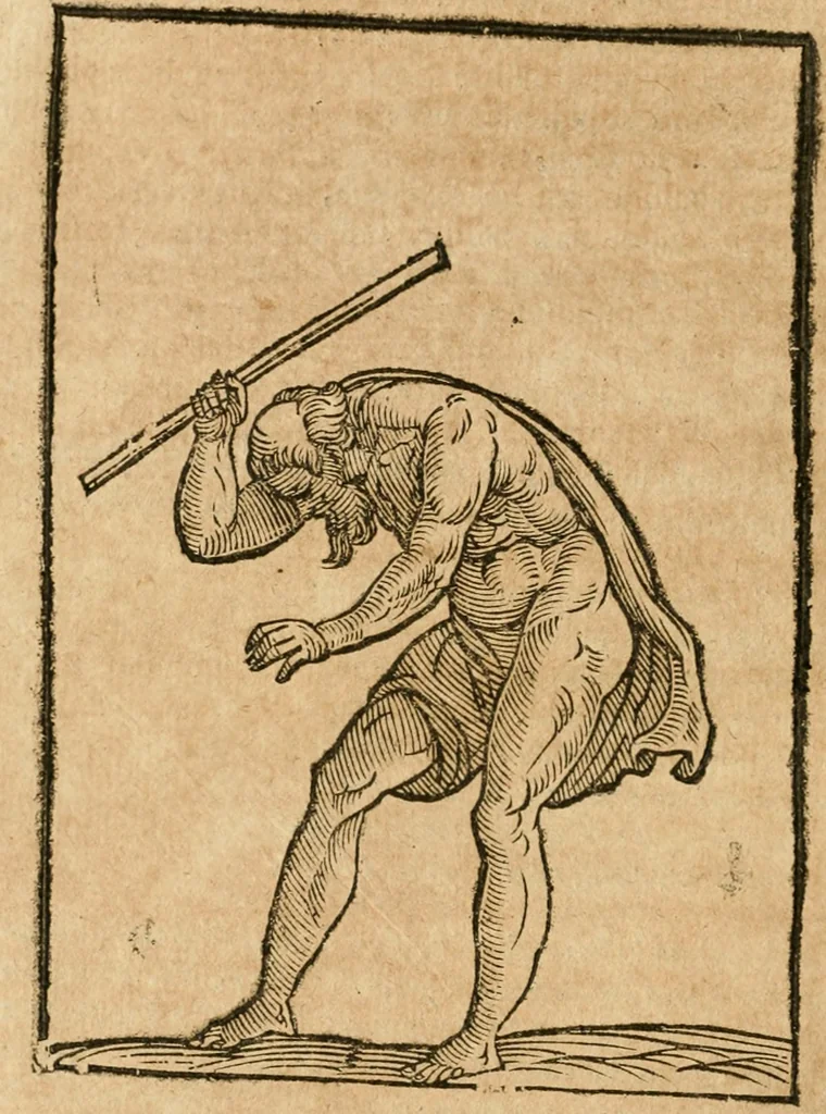 An illustration from Seconda nouissima editione delle Imagini de gli dei delli antichi di Vicenzo Cartari reggiano : ridotte da capo a piedi alle loro reali, & non più per l'adietro osseruate simiglianze : cauate da' marmi, bronzi, medaglie, gioie, & altre memorie antiche : con esquisito studio, & particolare diligenza, 1626, leaf 425