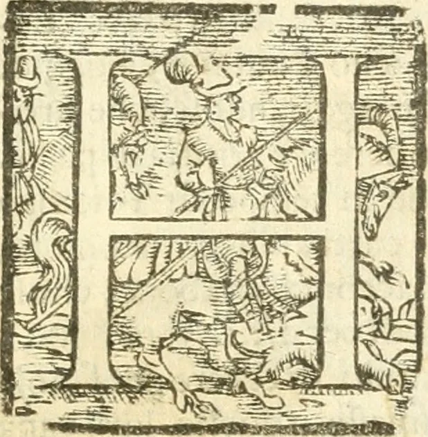 An illustration from Seconda nouissima editione delle Imagini de gli dei delli antichi di Vicenzo Cartari reggiano : ridotte da capo a piedi alle loro reali, & non più per l'adietro osseruate simiglianze : cauate da' marmi, bronzi, medaglie, gioie, & altre memorie antiche : con esquisito studio, & particolare diligenza, 1626, leaf 588