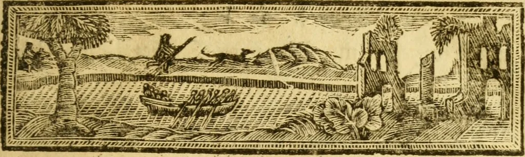 An illustration from Secret memoirs of the late Mr. Duncan Campbel [sic], the famous deaf and dumb gentleman, 1732, leaf 16
