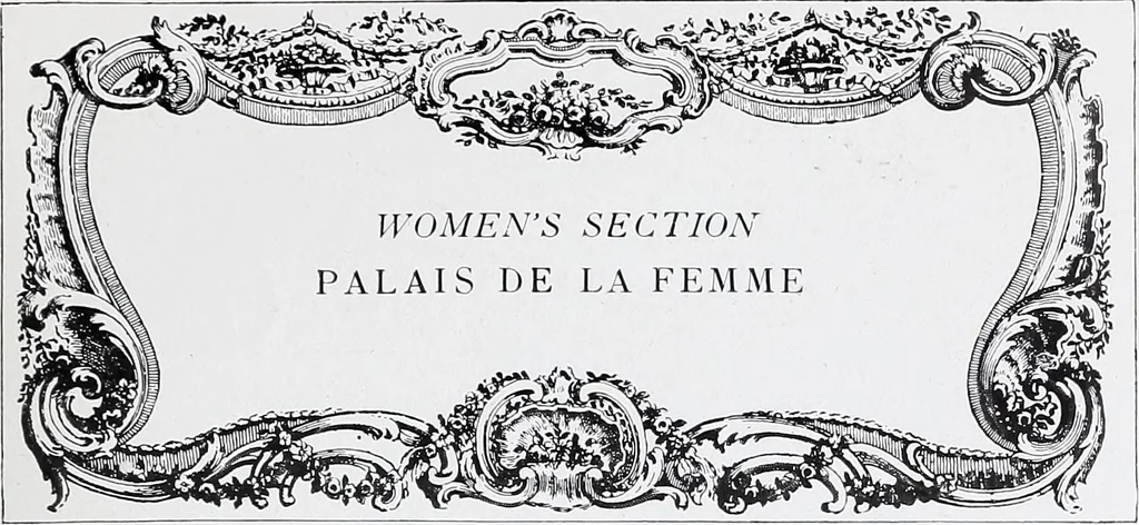 An illustration from Section française (class 84); dentelles, broderies, passementeries et dessins, 1908, leaf 130