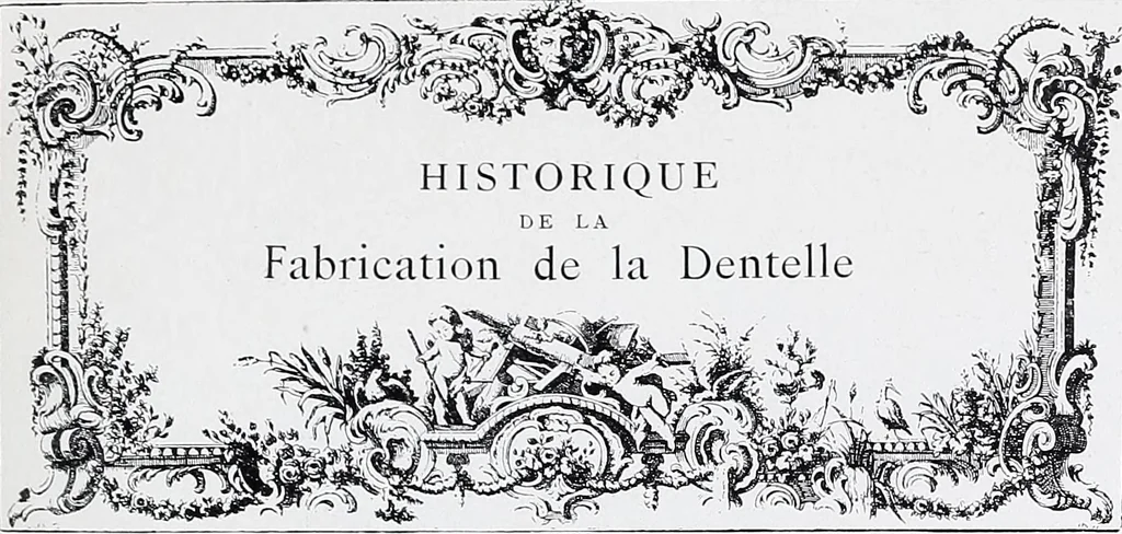 An illustration from Section française (class 84); dentelles, broderies, passementeries et dessins, 1908, leaf 16