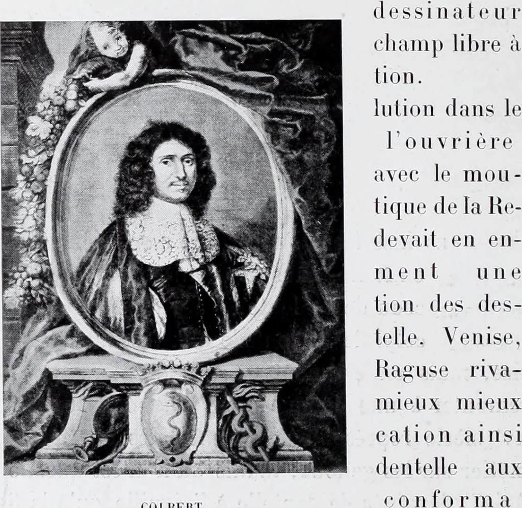 An illustration from Section française (class 84); dentelles, broderies, passementeries et dessins, 1908, leaf 17