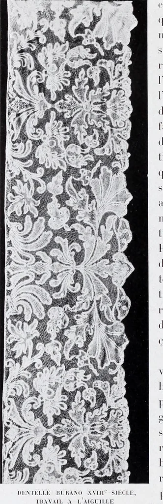 An illustration from Section française (class 84); dentelles, broderies, passementeries et dessins, 1908, leaf 19