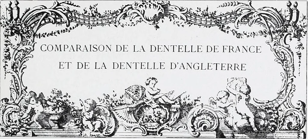 An illustration from Section française (class 84); dentelles, broderies, passementeries et dessins, 1908, leaf 44