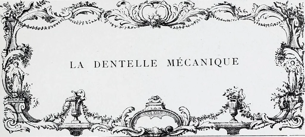 An illustration from Section française (class 84); dentelles, broderies, passementeries et dessins, 1908, leaf 56