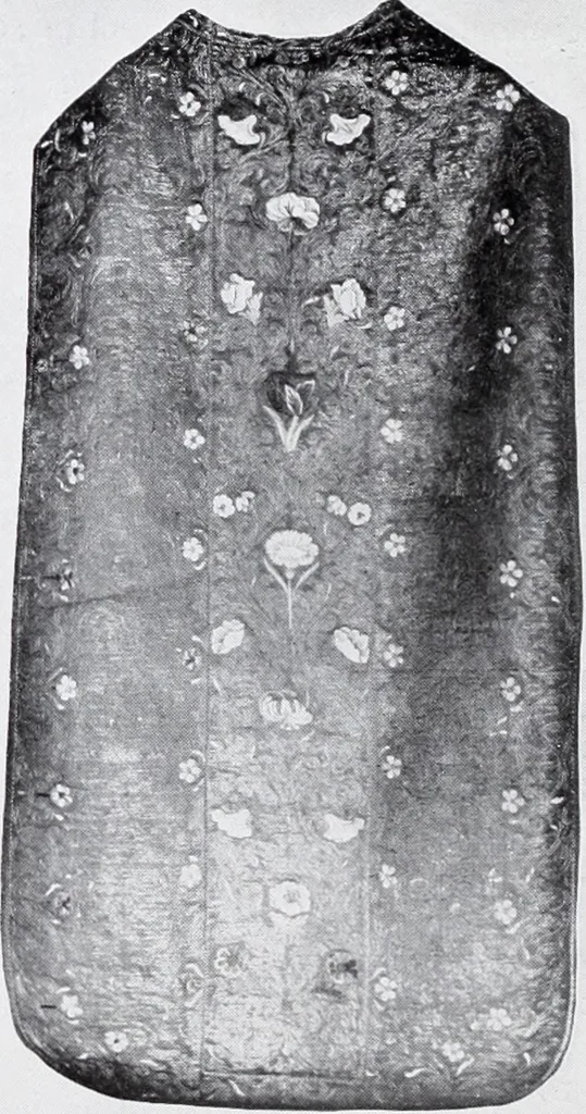An illustration from Section française (class 84); dentelles, broderies, passementeries et dessins, 1908, leaf 69